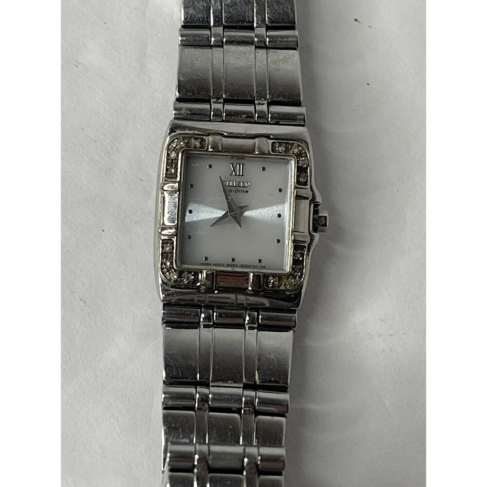 Citizens Group Women's Vintage Mixed Metal Watch Stretch Band Needs Battery - Picture 2 of 5